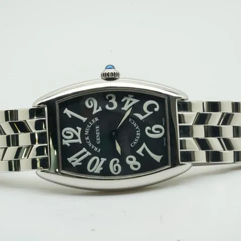 Franck Muller Cintree Curvex 1752 QZ 25mm Stainless steel Black