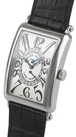 Franck Muller Long Island 1100 DS R 32.5mm White gold Silver