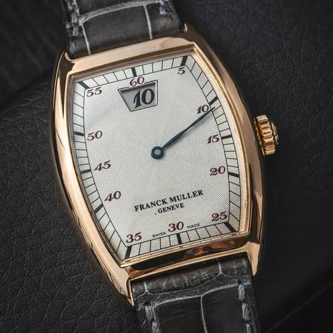 Franck Muller Cintree Curvex 7500 SC 29mm Rose gold Silver