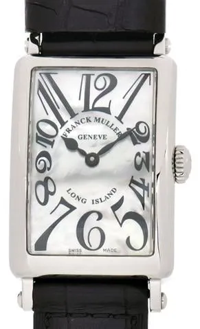 Franck Muller Long Island 902 QZ MOP 23mm Stainless steel White