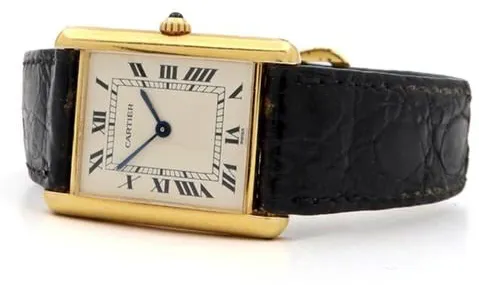 Cartier Tank Louis Cartier 1140 23mm Yellow gold White