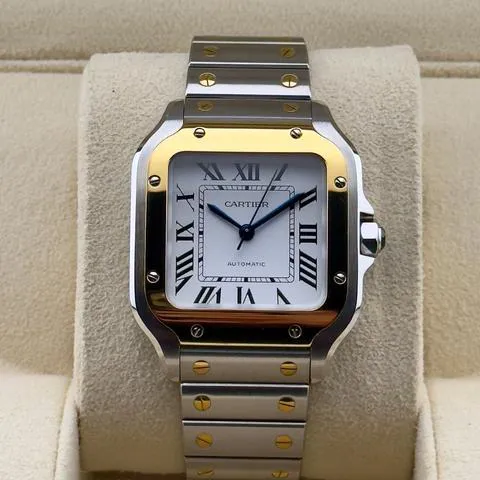 Cartier Santos W2SA0016 35mm Yellow gold and Stainless steel Silver