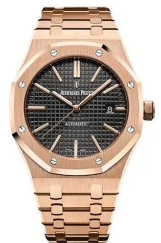 Audemars Piguet Royal Oak 15400OR.OO.1220OR.01 41mm Rose gold Black