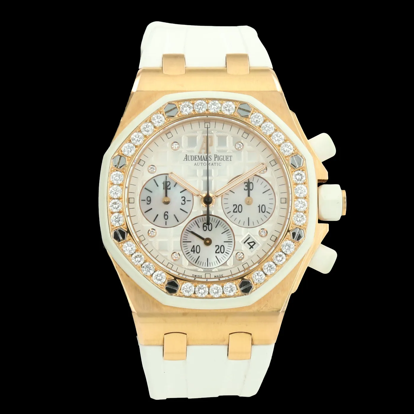 Audemars Piguet Royal Oak Offshore 26048OK.ZZ.D010CA.01 37mm Rose gold White