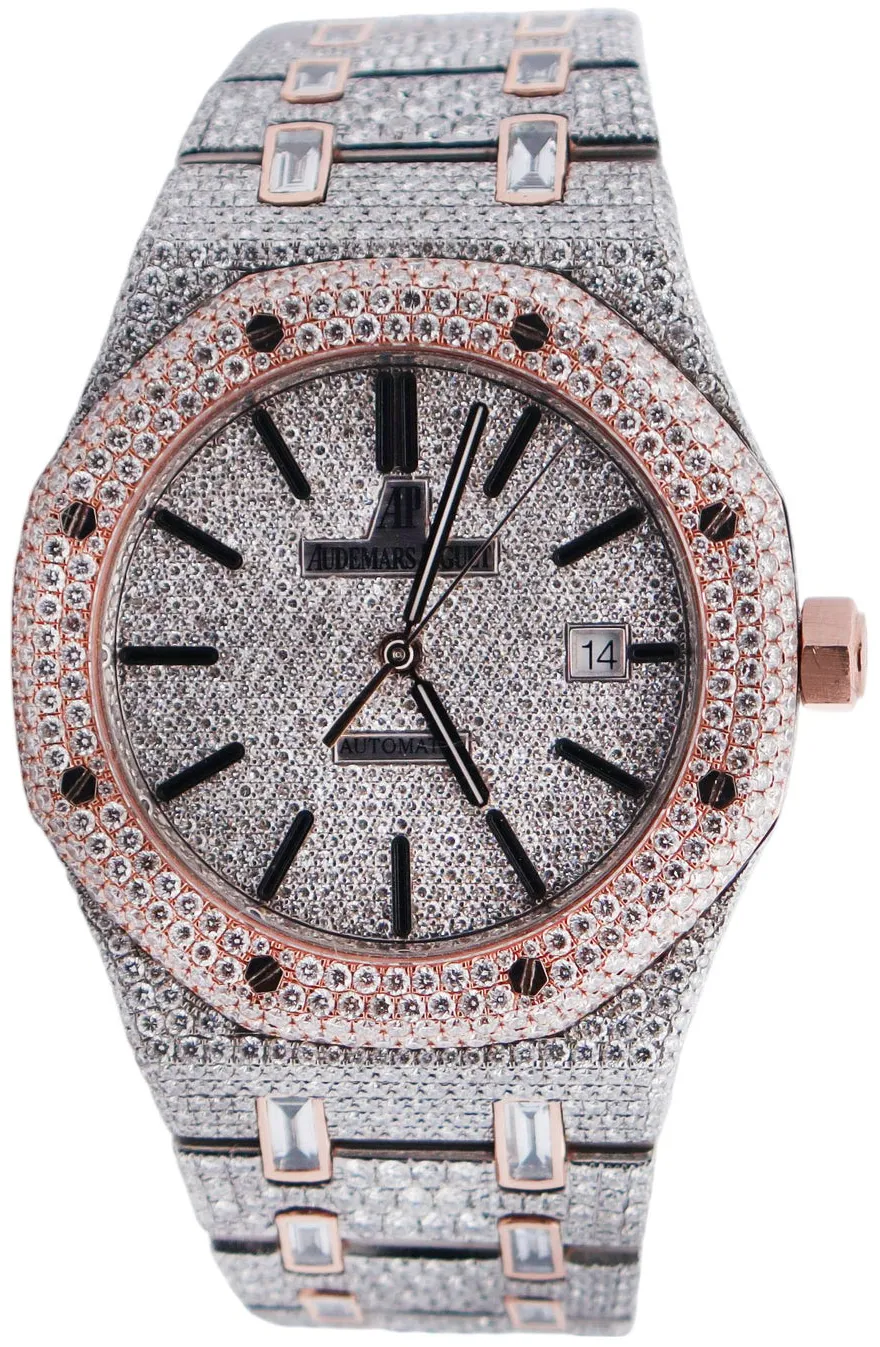 Audemars Piguet Royal Oak 41mm Stainless steel Pave