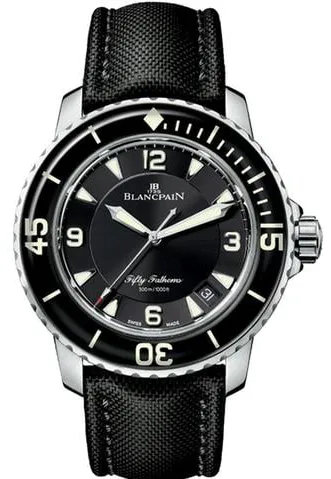 Blancpain Fifty Fathoms 5015-1130-52 45mm Stainless steel Black