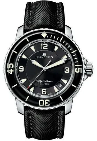 Blancpain Fifty Fathoms 5015-1130-52A 45mm Stainless steel Black