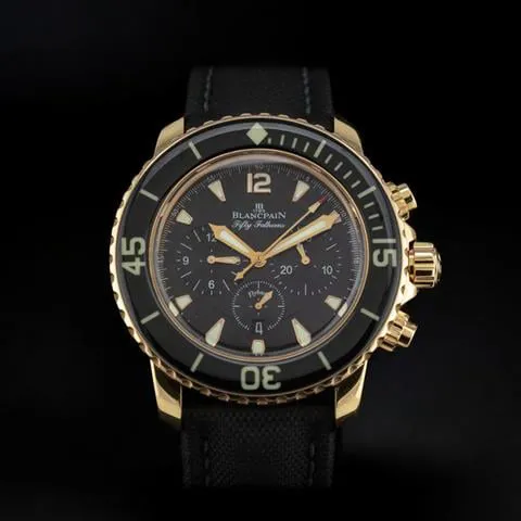 Blancpain Fifty Fathoms 5085F-3630-52A 45mm Rose gold Black