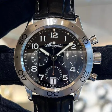 Breguet Type XX - XXI - XXII 3820ST/H2/9W6 39mm Stainless steel Black