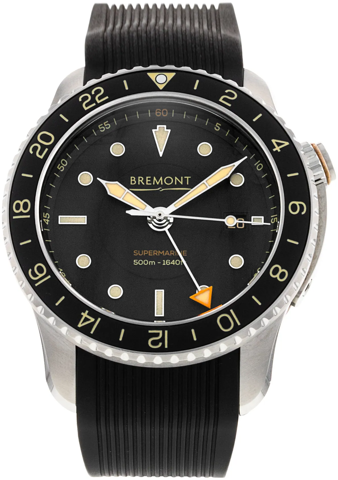 Bremont Supermarine S502 43mm Stainless steel Black