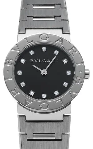 Bulgari Bulgari BB 26 SS 26mm Stainless steel Black