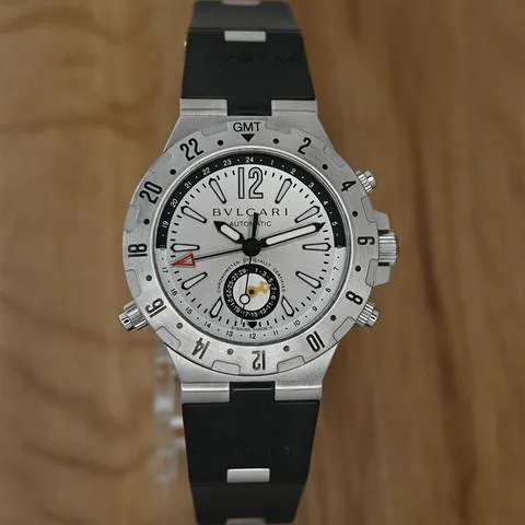 Bulgari Diagono GMT40S 40mm Stainless steel Silver