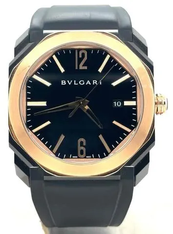 Bulgari Octo 102485 41mm Stainless steel Black