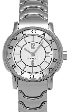 Bulgari Solotempo ST29S 29mm Stainless steel White