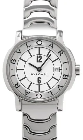 Bulgari Solotempo ST29S 29mm Stainless steel White