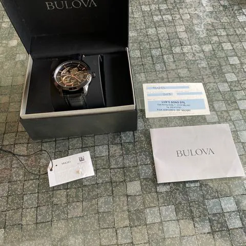 Bulova 98A283 43mm Stainless steel Black