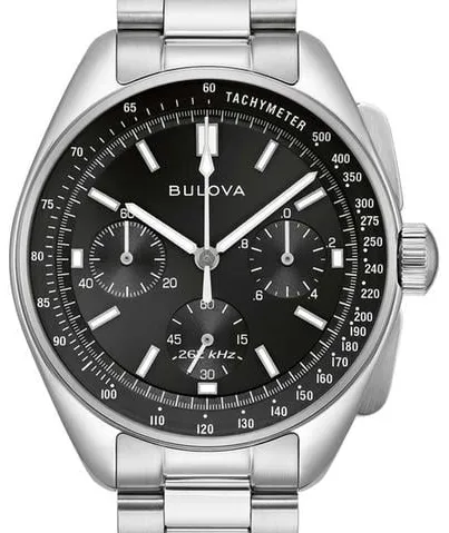 Bulova Lunar Pilot 96K111 44mm Stainless steel Black