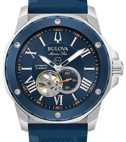 Bulova Marine Star 98A303 45mm Stainless steel Blue