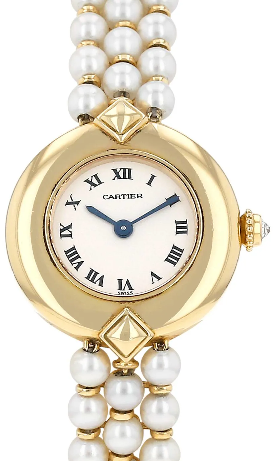 Cartier Colisee 1989 1 24mm Yellow gold Cream