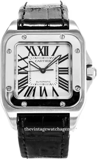 Cartier Santos 100 W20126X8 Stainless steel Silver