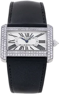 Cartier Tank Divan WA301356 White gold Silver