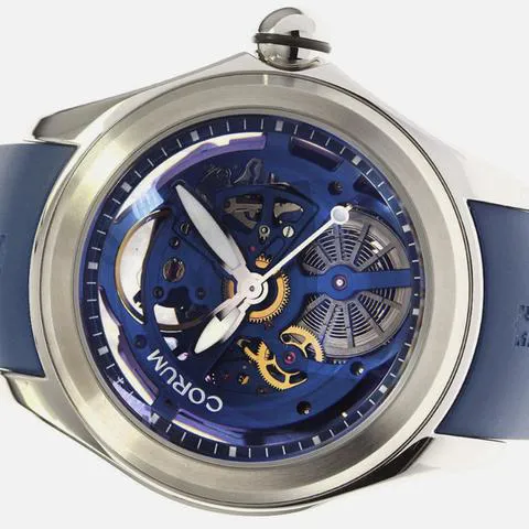 Corum Bubble 47mm Stainless steel Blue