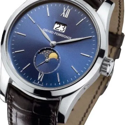 Girard-Perregaux 1966 49530 40mm White gold Blue