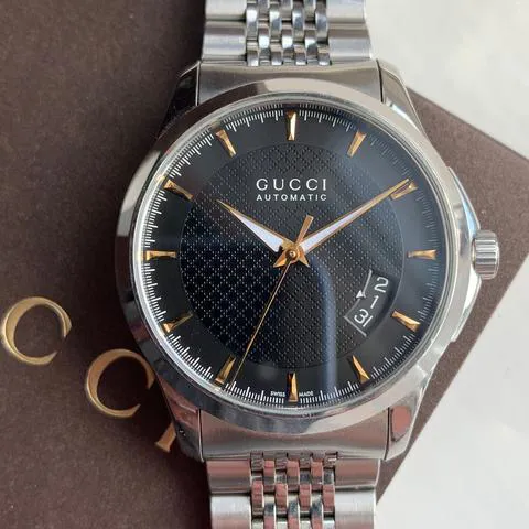 Gucci G-Timeless YA126420 40mm Stainless steel Black