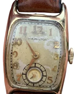 Hamilton Boulton Yellow gold Brown