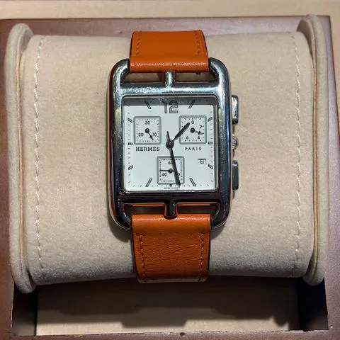 Hermès Cape Cod CC1.910 Stainless steel White