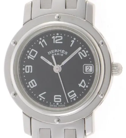 Hermès Clipper CL4.210 Stainless steel Black