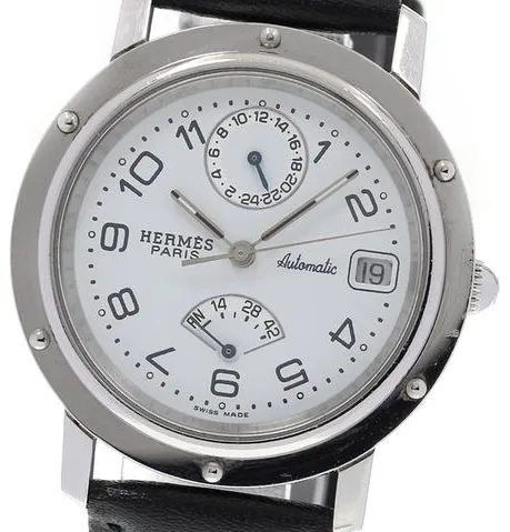 Hermès Clipper CL5.710 36mm Stainless steel White