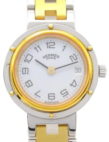 Hermès Clipper CL2.440 24mm Stainless steel and Gold-plated