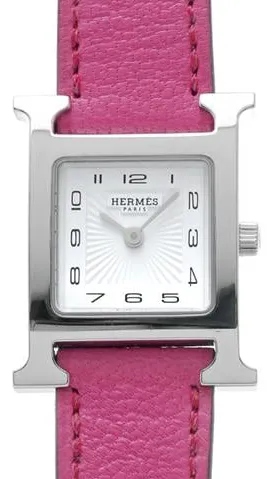 Hermès Heure H HH1.210 21mm Stainless steel White