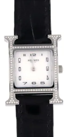 Hermès Heure H HH1.235 21mm Mother-of-pearl