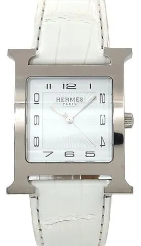 Hermès Heure H HH1.810 31mm Stainless steel White