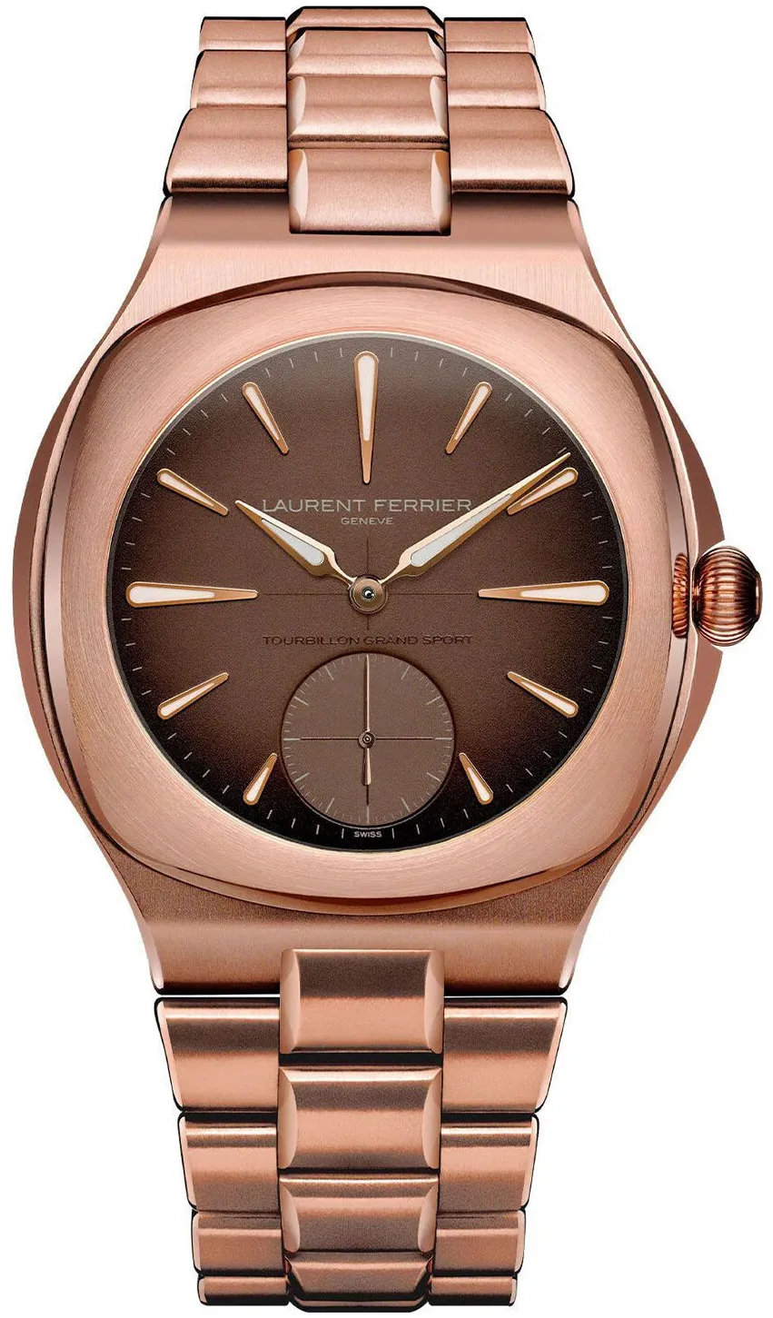 Laurent Ferrier Grand Sport LCF044.02.R5.B1RC1.2 44mm Rose gold Brown