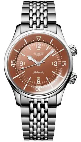 Longines Legend Diver L3.764.4.96.6 39mm Stainless steel Orange