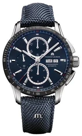 Maurice Lacroix Pontos PT6038-SSL24-430-4 43mm Stainless steel Dark Blue