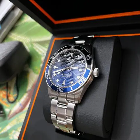 Mido Ocean Star M026.907.11.041.00 39mm Stainless steel Blue