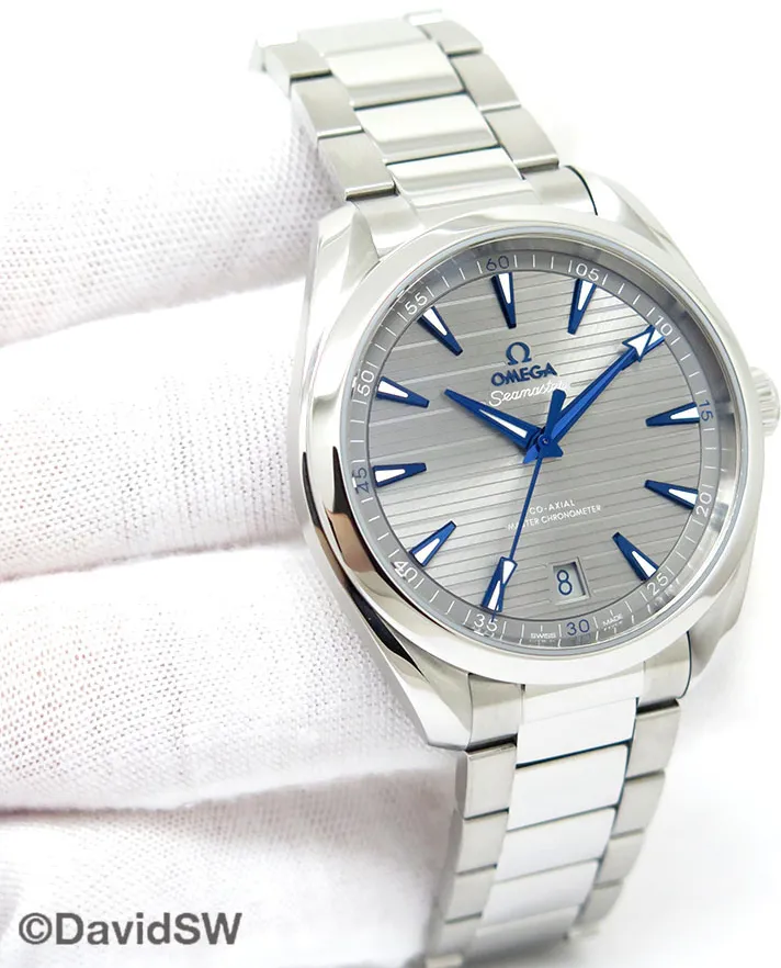 Omega Aqua Terra 220.10.41.21.06.001 41mm Stainless steel Gray