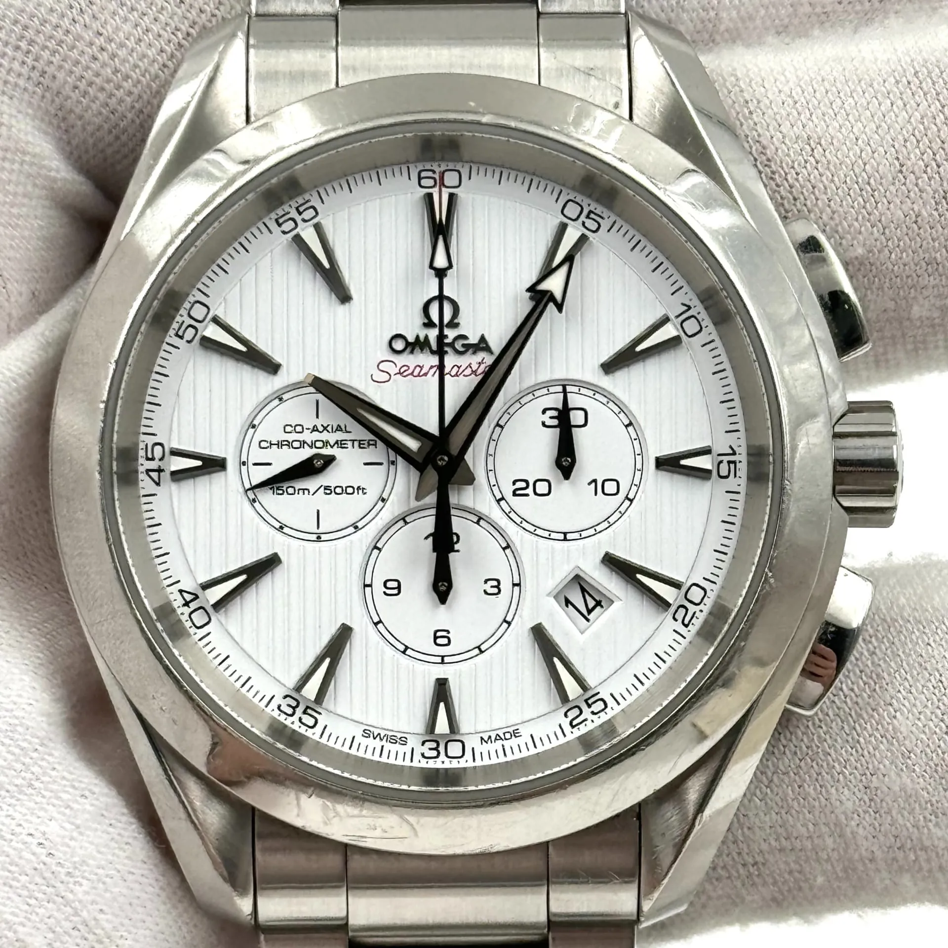 Omega Aqua Terra 231.10.44.50.04.001 44mm Stainless steel White