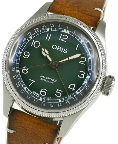 Oris Big Crown 01 754 7779 4067 38mm Stainless steel Green