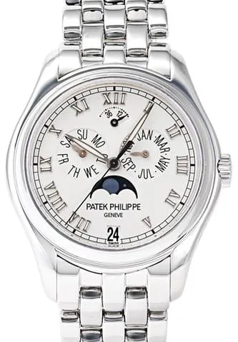 Patek Philippe Annual Calendar 5036/1G-017 37mm White gold White