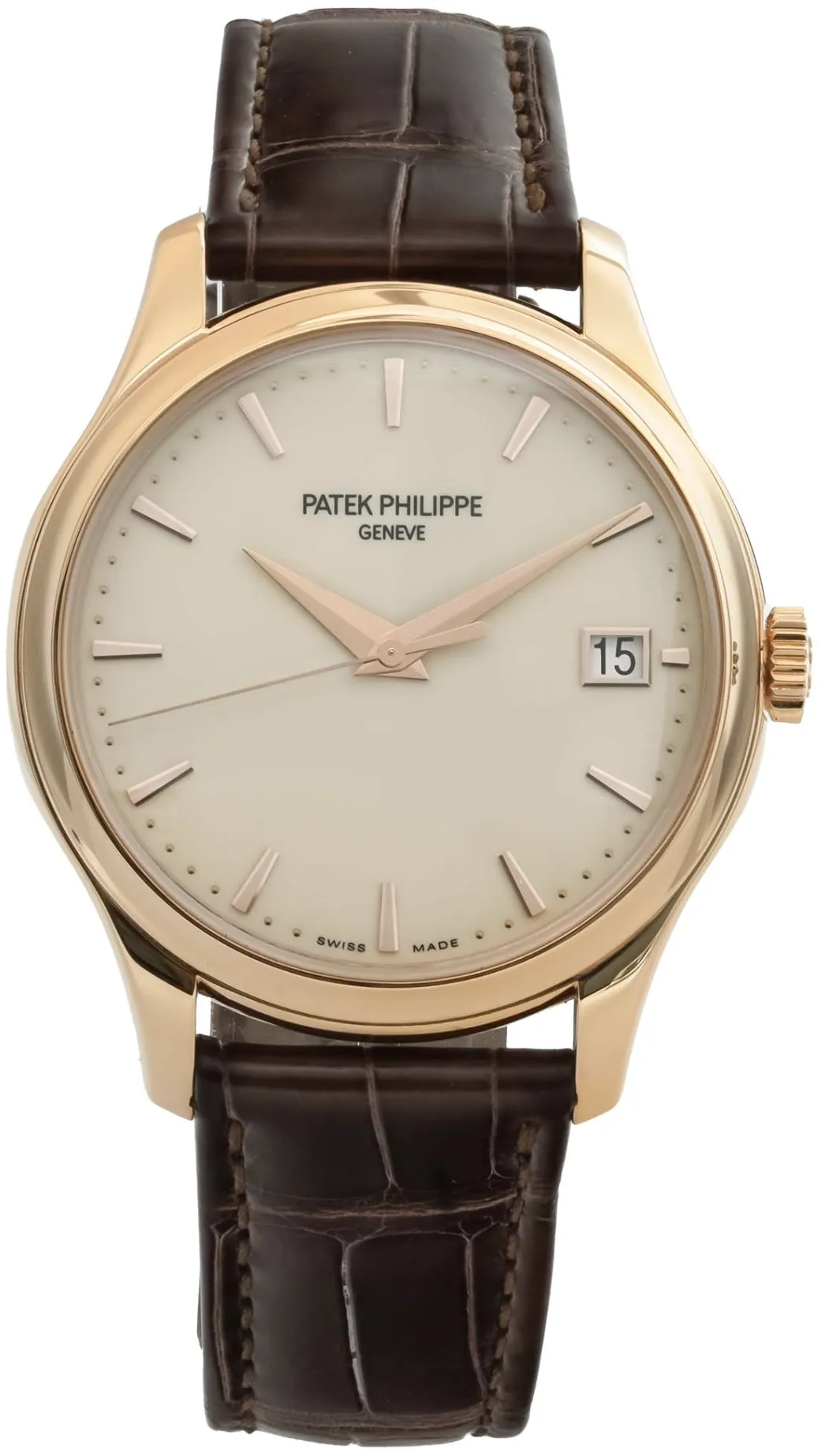 Patek Philippe Calatrava 5227R-001 39mm Rose gold Ivory