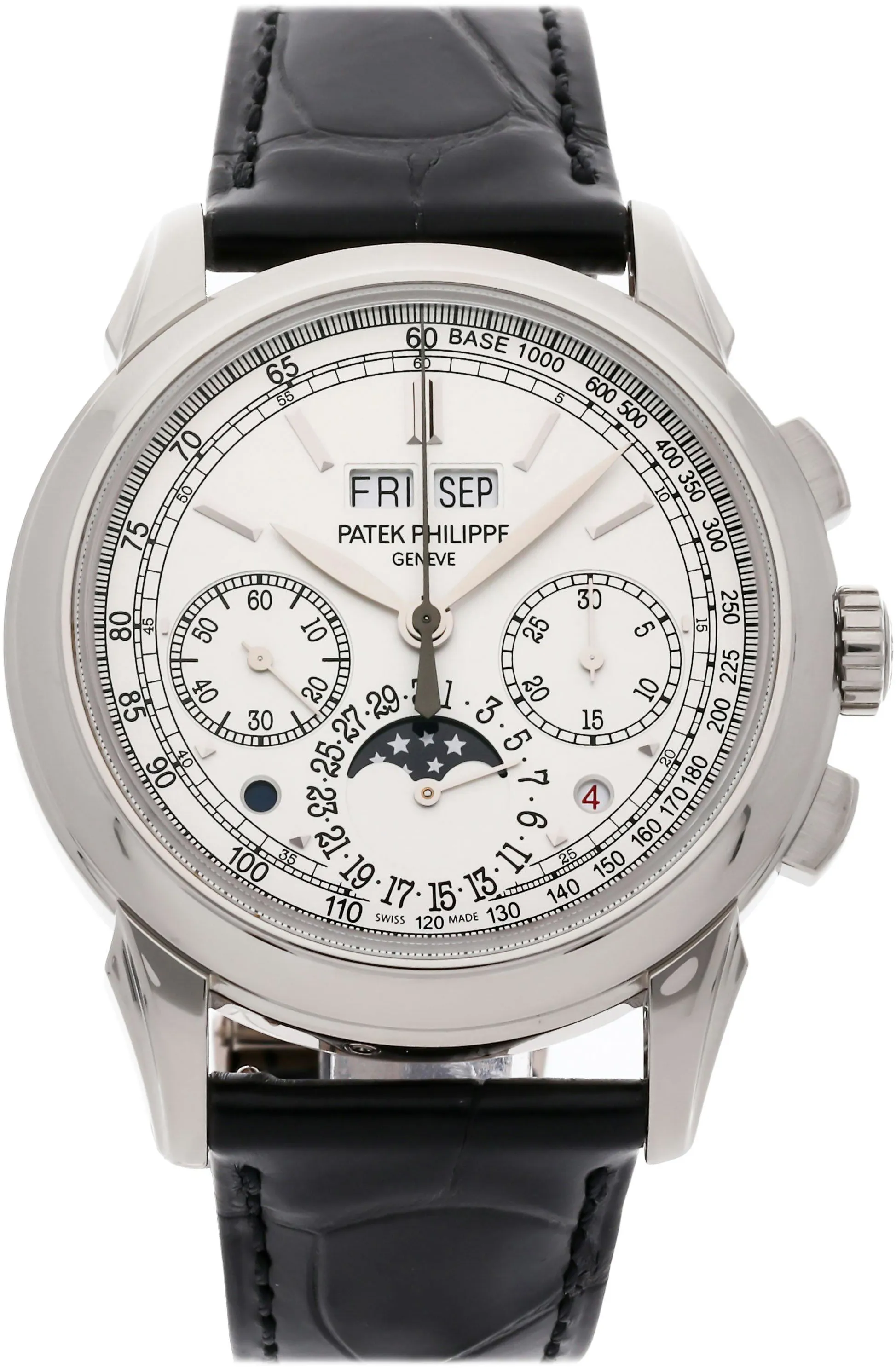 Patek Philippe Perpetual Calendar Chronograph 5270G-018 41mm White gold Silver