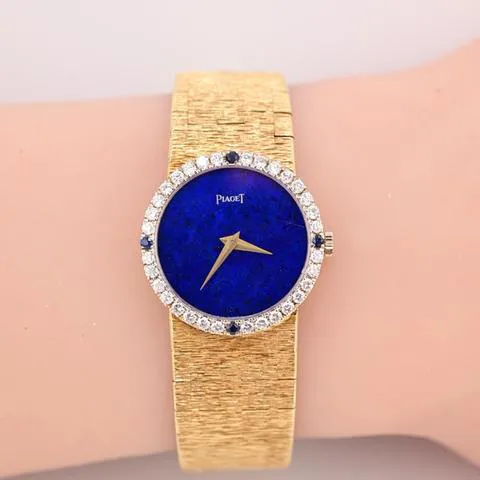 Piaget 9706 A6 Yellow gold Blue