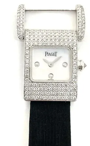 Piaget Protocole 5225 17mm White gold Mother-of-pearl