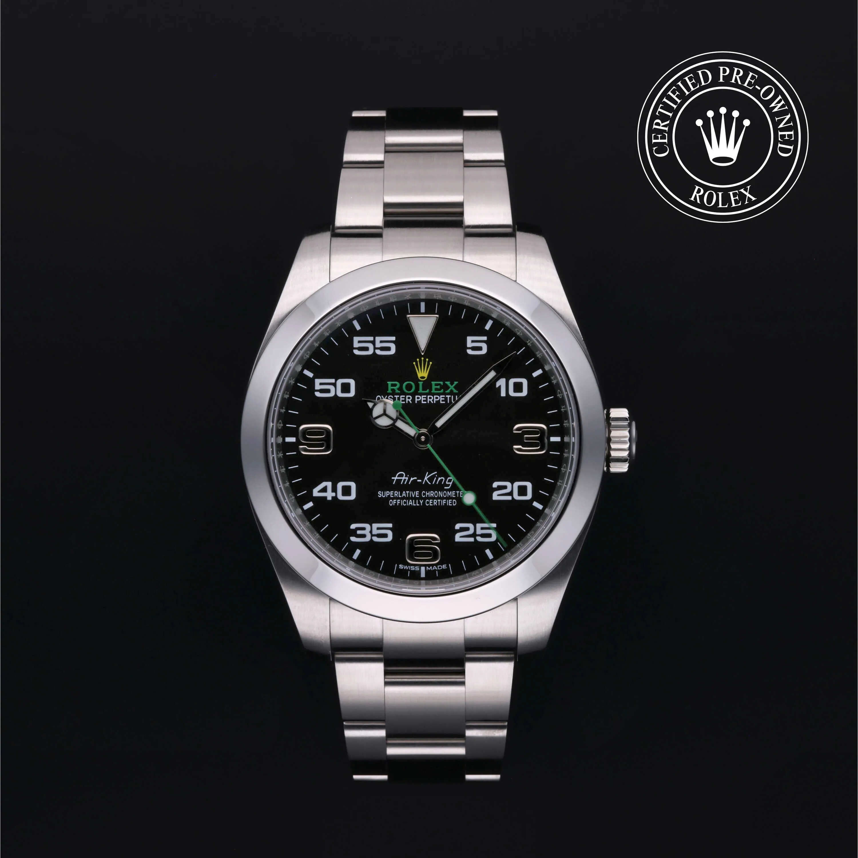 Rolex Air King 116900-0001 40mm Oystersteel Black