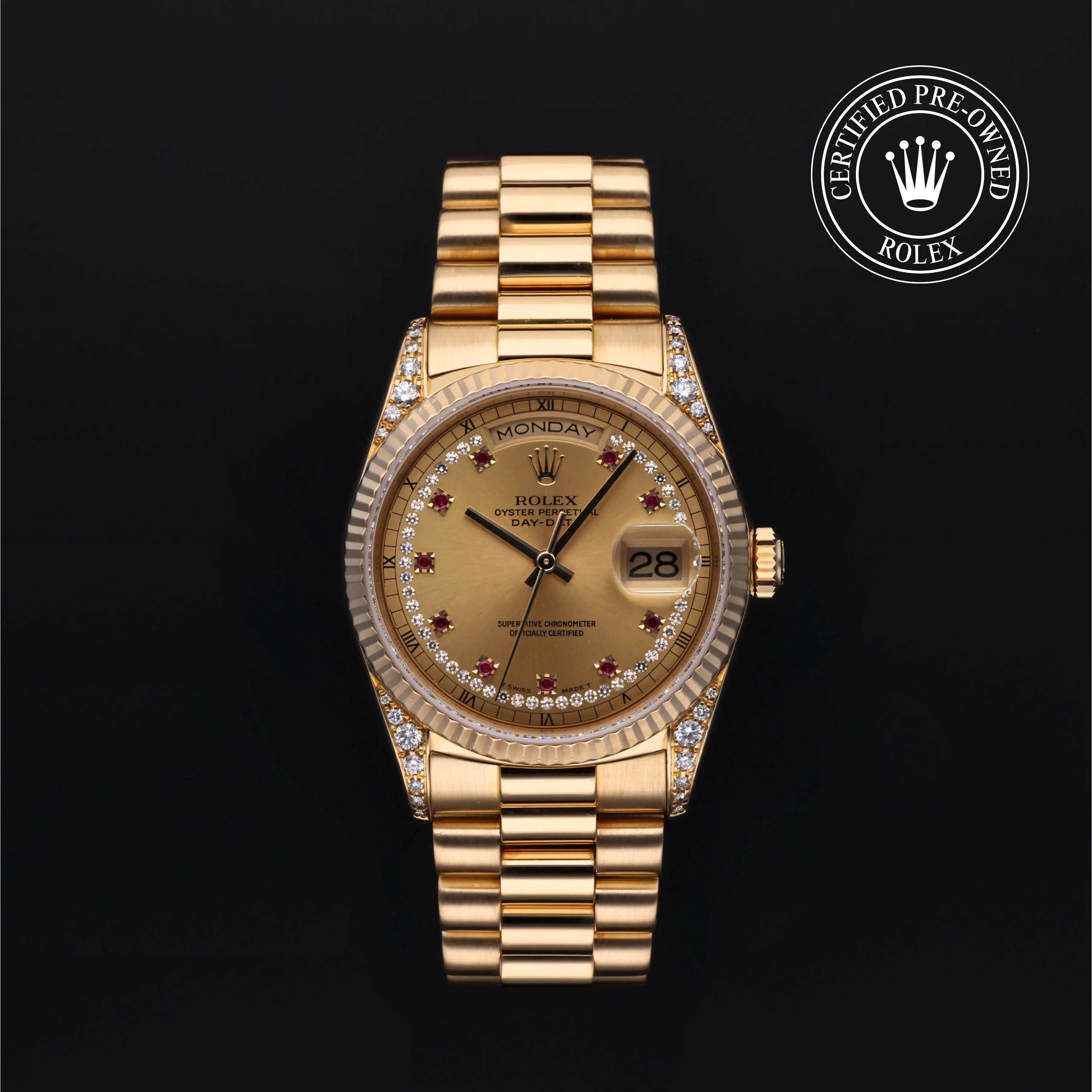 Rolex Day-Date 36 18338 36mm Yellow gold Champagne